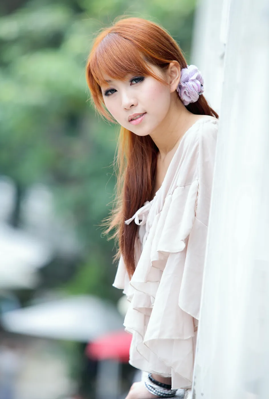 [爱美足] NO.210 小雯 露肩牛仔短裤凉高美腿 街拍#[80P]-8