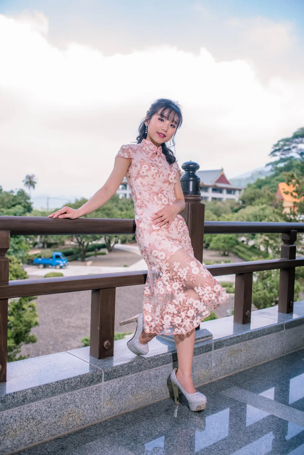 [爱美足] NO.188 余宸 旗袍高跟美腿 街拍#[88P]-1