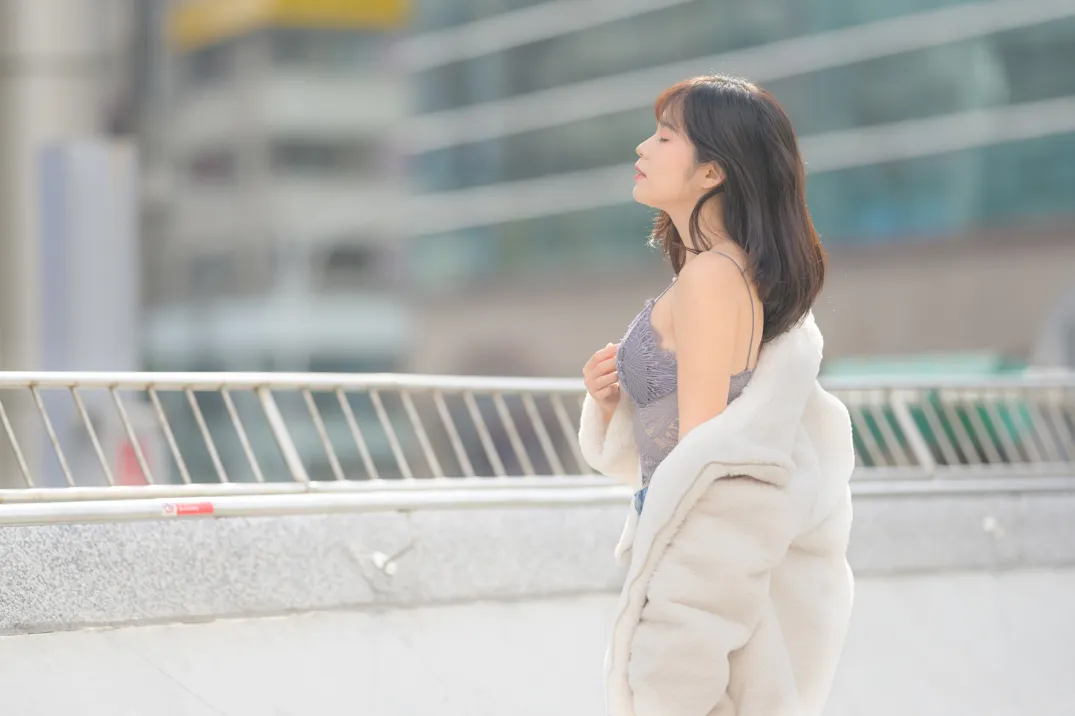 [爱美足] NO.215 YoYo 牛仔短裤长靴 街拍#[105P]-1