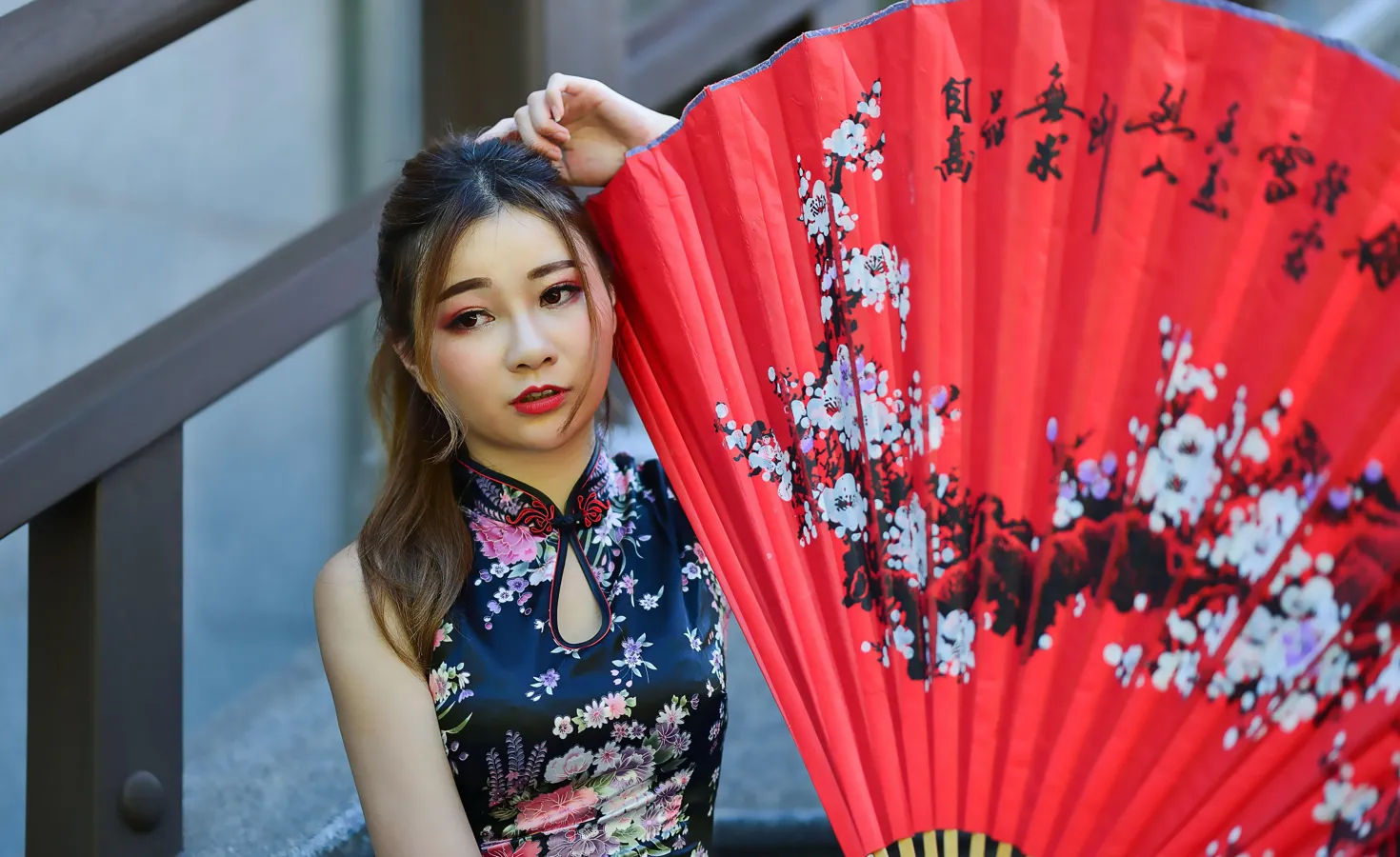 [爱美足] NO.209 陈映蓉 短旗袍高跟美腿 街拍#[58P]-8